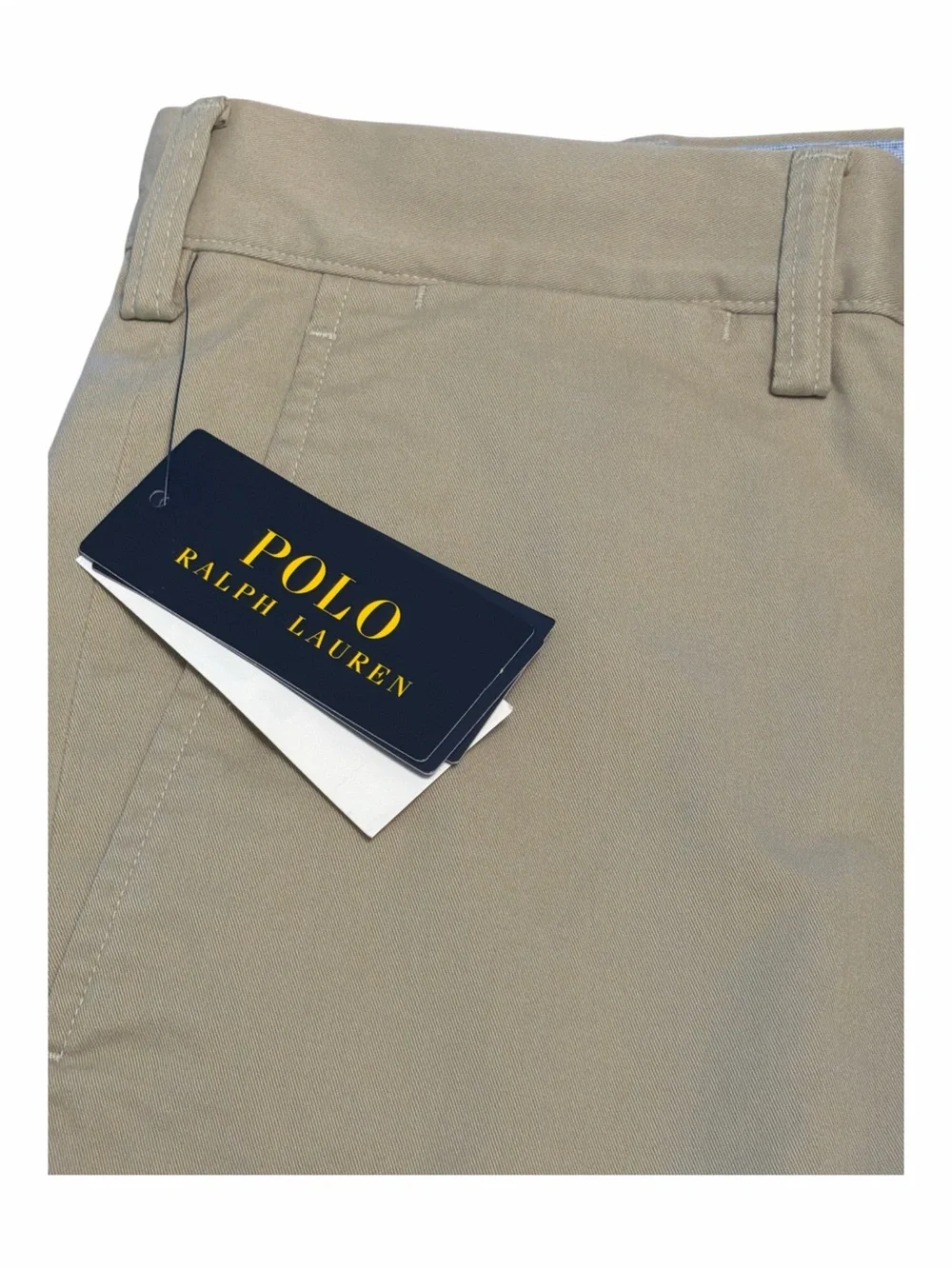 Polo Ralph Lauren Stretch Classic Fit Khaki Chino Shorts NWT Size 40